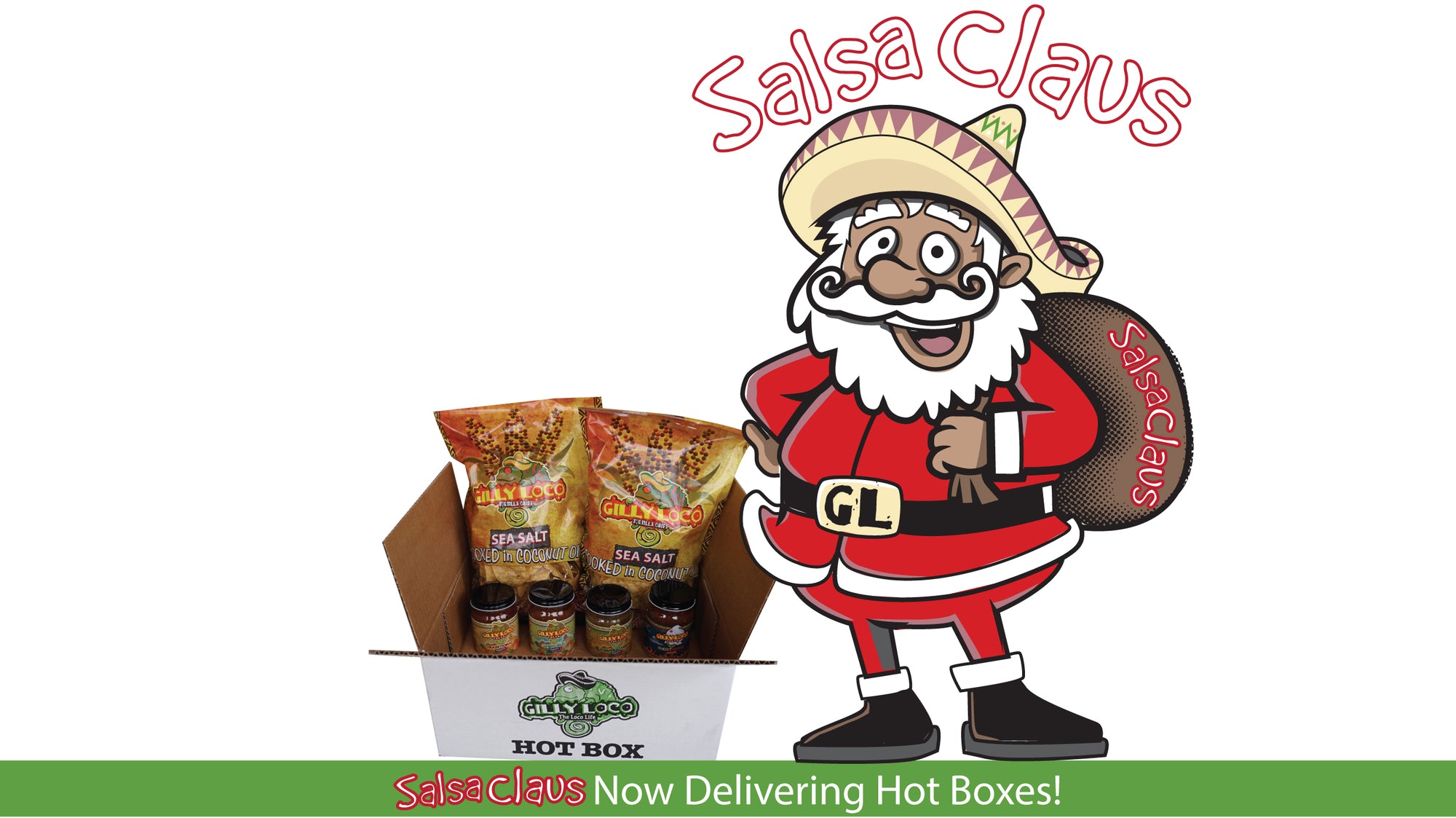 Salsa Claus is Delivering Hot Boxes