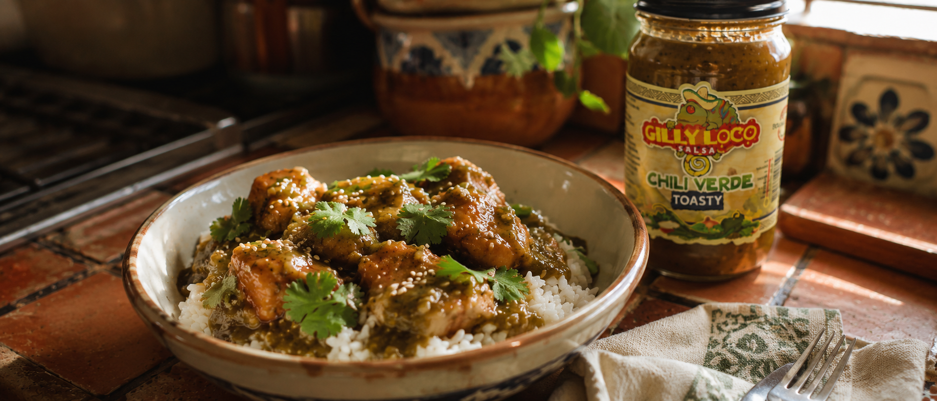 Gilly Loco Chile Verde Teriyaki Chicken
