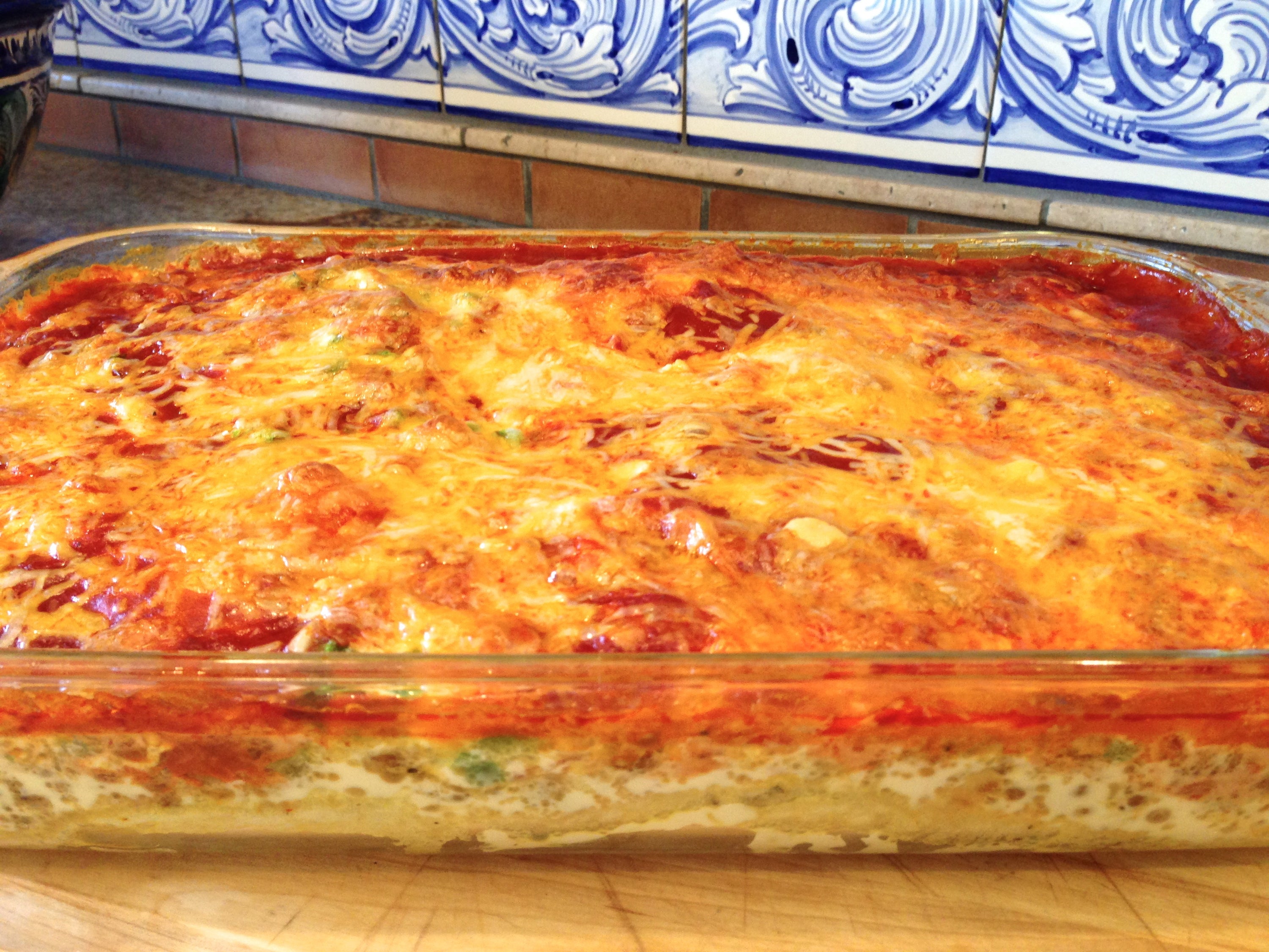 Red Chile Egg Casserole
