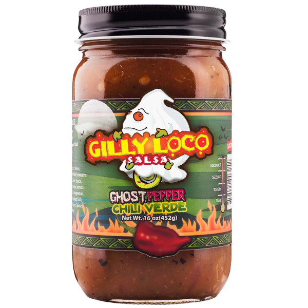 Green Chile Ghost Pepper Salsa (16 oz.)