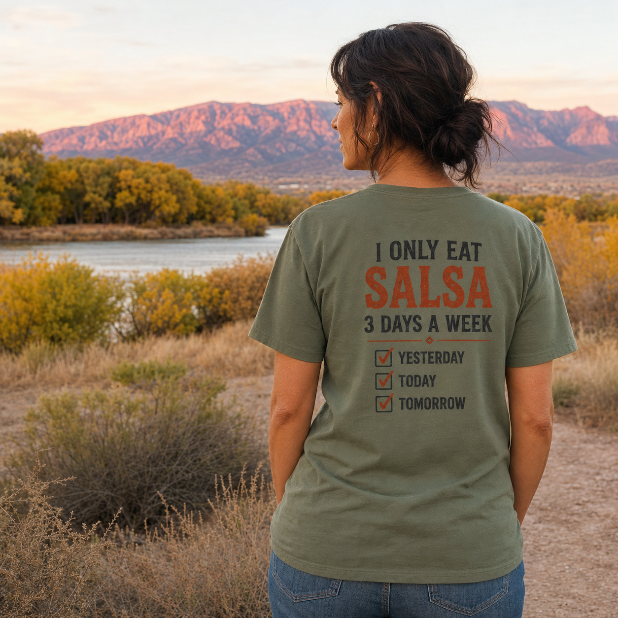I Only Eat Salsa 3 Days a Week T-Shirt