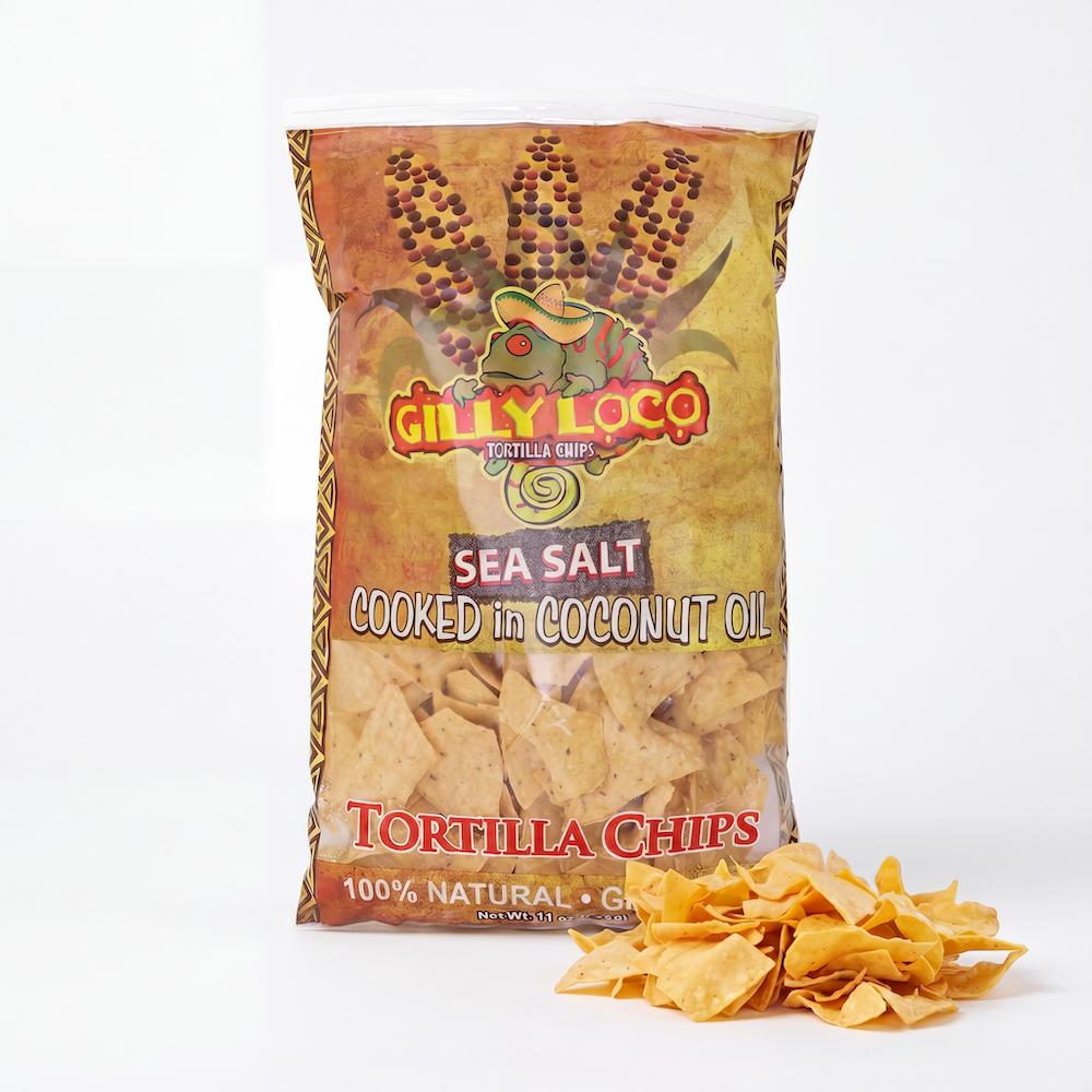 Seed Oil Free Tortilla Chips – Cooked in 100% Coconut Oil (4-Pack)