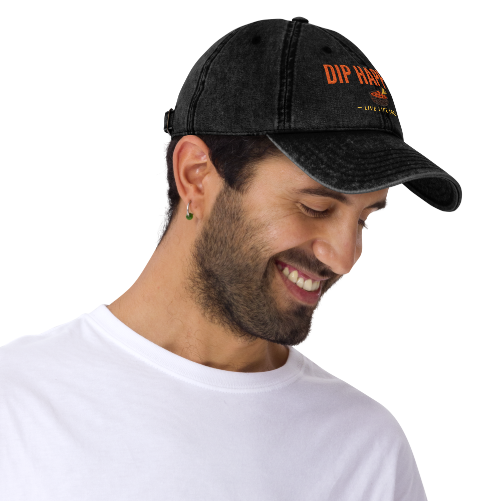 Dip Happens™ Vintage Embroidered Cap