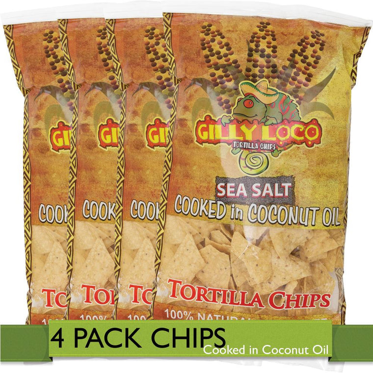 Chips Cooked in Coconut Oil 4-Pack
